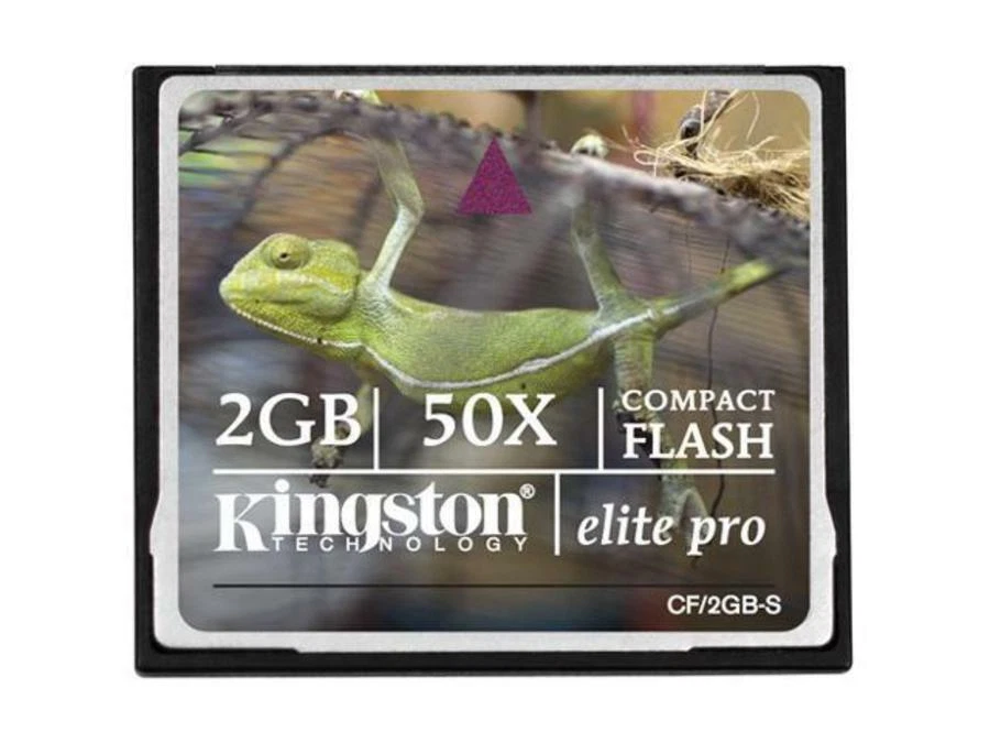 Kingston 2GB Elite Pro CompactFlash Card 50x Speed (CF/2GB-S) - Image 1 of 1