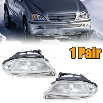 1 par de faros antiniebla para Mercedes para Benz W163 ML ML350 ML500 ML430 ML320 ML55 Foto 1 de 4