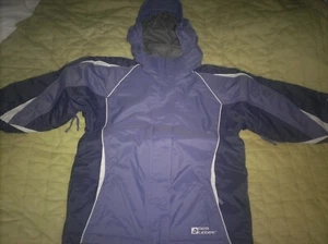 Brand New Girls Parka Medium Red Ledge Lined Winter Jacket Coat SKi Snow Purple - Picture 1 of 2