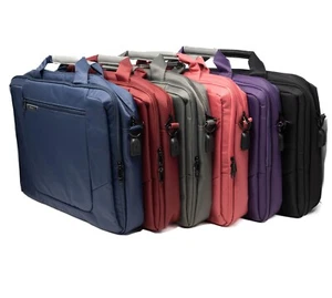 BIZEY 17 Inch New Laptop Netbook Bag Shoulder Messenger Case Charging Port - Picture 1 of 78