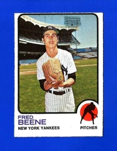 1973 OPC O-Pee-Chee BASEBALL HIGH #573 FRED BEENE NRMINT+ NEW YORK YANKEES (SB1) - Picture 1 of 2