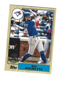 2022 Topps '87 Topps #T8756 Bo Bichette TORONTO BLUE JAYS - Picture 1 of 1