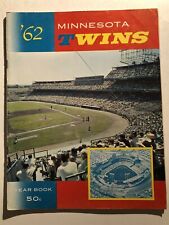 1962 MINNESOTA TWINS Yearbook HARMON KILLEBREW Bob ALLISON Jim KAAT 2nd Season