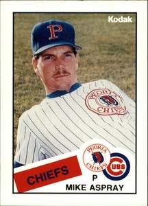1988 Peoria Chiefs Team Issue #3 Mike Aspray