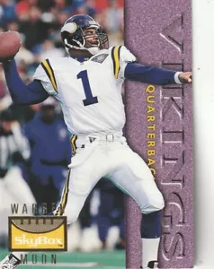 SPEDIZIONE GRATUITA-COME NUOVO-1995 SkyBOX Warren Moon #78 VIKINGS - Foto 1 di 1