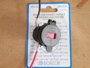 TELÉFONOS DE CARGA DOBLE TOMA DE CORRIENTE USB CON VOLTÍMETRO 4265171 SALIDA 4.2A - Imagen 1 de 3