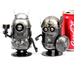 Minion ( Captain America &Thor ) Scrap Metal model, Funny Christmas gift for Mom - Foto 1 di 11