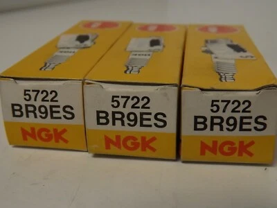 NGK BR9ES / 5722 spark plug  pack of 3 each - Image 1 of 4