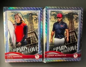 2024 Topps Chrome Olympic & Paralympic Team #PL1-15 TO PARIS WITH LOVE YOU PICK - Picture 1 of 1