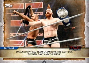 The Bar/The New Day/The Usos 2020 Topps Road To Wrestlemania Card #74 - Picture 1 of 2