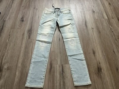 Girl’s Juicy Couture Light Wash Denim Skinny Jeans Pants Youth Size 10 - Image 1 of 4