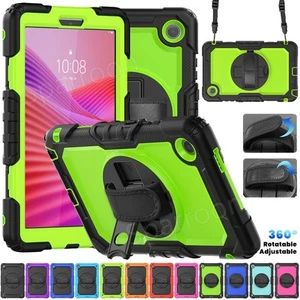 Case For Lenovo Tab One/K9 8.7 inch 2025 Heavy Duty Shockproof Strap Stand Cover - Picture 1 of 154