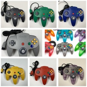 Refurbished Nintendo 64 Controller N64 OEM Shell Hall Effect Joystick Upgrade