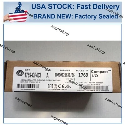 New NEW PLC 1769-OF4CI / A CompactLogix 4 Pt A/O Current Module 1769OF4CI - Image 1 of 4