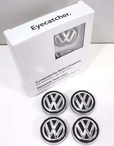 dynamische Nabendeckel Original VW Passat Arteon Nabenkappen stehendes Logo NEU - Bild 1 von 5