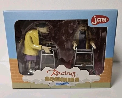 Jam Racing Abuelas Velocidad paralizante Cuerda Caminantes Vieja Dama Divertido Juguete Novedad  Foto 1 de 4