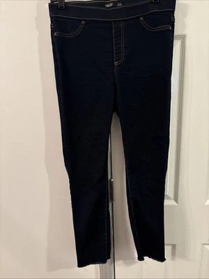 Simply Vera Wang Legging Womens M Dark Blue Mid Rise Denim Pull On Stretch - Image 1 of 4