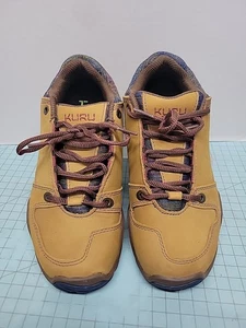 Kuru Chicane Women’s 8 Wide Leather Warmstone Brown Walking Hiking Shoes EUC - Picture 1 of 24