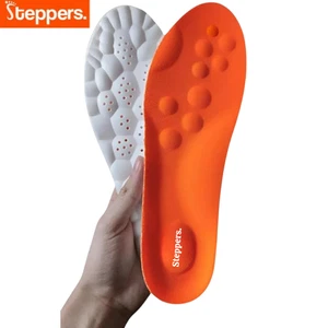 Original Steppers Comfort Boosting Massage Insoles for Heel & Plantar Fasciitis - Picture 1 of 8