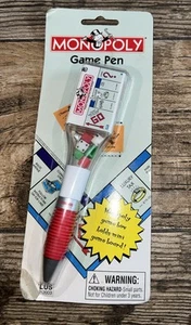 Monopoly Game Pen Vintage 2001 Hasbro Stylus New in Package Miniature Game - Picture 1 of 1