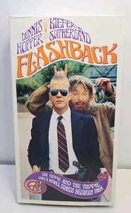 Flashback (VHS, 1990) Dennis Hopper, Kiefer Sutherland, Carol Kane - Picture 1 of 7