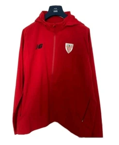 New Men's Athletic Bilbao New Balance Full-Zip Hoodie Game Jacket Red Size 2XL - Picture 1 of 6