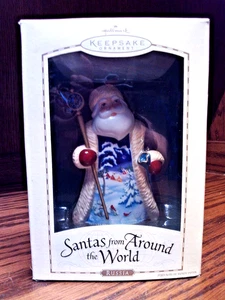 Santas from Around the World RUSSIA HALLMARK Ornament 2004 Porcelain NIB Y13 - Picture 1 of 2