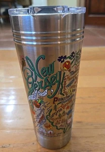 Vaso térmico New Jersey Geography 24 oz triple pared para bebidas frías y calientes - Imagen 1 de 12