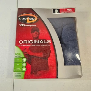 Top de cuello redondo absorbente de peso medio Duofold para hombre capa base activa grande - Imagen 1 de 4