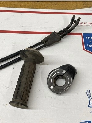 Yamaha XT600 1991 OEM cable de acelerador y agarre y configuración de tubo Foto 1 de 4