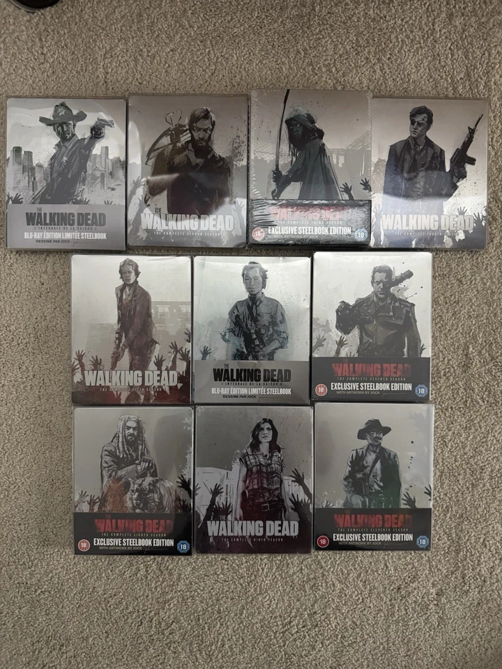 The Walking Dead Seasons 1 - 9 And 11 Blu-ray Steelbook (Zavvi) [UK] - JOCKO Foto 1 de 4