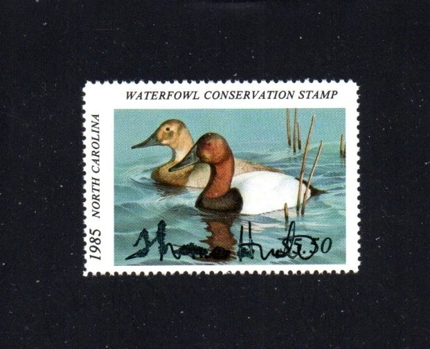 NORTH CAROLINA   NC3   WATERFOWL DUCK STAMP  1985  MNH     ARTIST SIGNED - Image 1 of 1