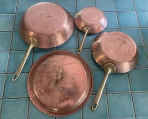 Lot Vintage Paul Revere 1801 Cookware Skillets - Picture 1 of 4