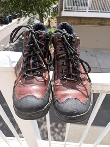 Clarks Muckers Hiking Boots Men Brown Waterproof Leather Hiking US Size 9.5 - Picture 1 of 21