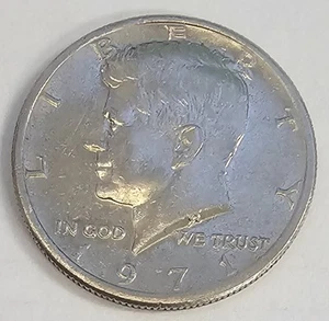 1971 Kennedy Half Dollar US Coin Ungraded #323 - Picture 1 of 2