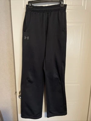 Pantalones deportivos Under Armour Storm sueltos negros dobladillo abierto para hombre talla S ¡Leer! con agujeros Foto 1 de 4