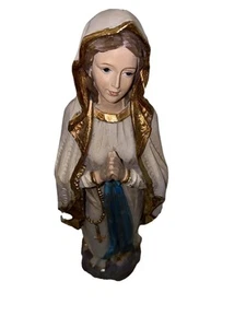 "Estatuilla de porcelana de colección Nuestra Señora de Lourdes Madonna Malco 11""" - Imagen 1 de 4