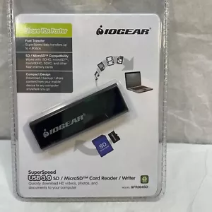 New IOGEAR SuperSpeed USB 3.0 SD/Micro SD Card Reader Writer Model #: GFR304SD - Picture 1 of 3