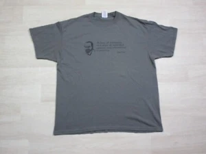 Vintage Y2K Dr Sigmund Freud Graphic (XL) T Shirt "Fear of Weapons" Quote Art - Picture 1 of 7