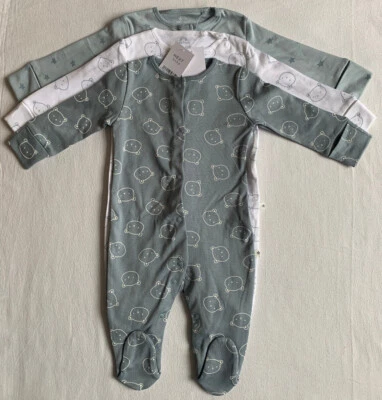 Nuevo con etiquetas Pijamas Bebé Niños 3pk Oso Azul 100% Algodón 3-6, 6-9 meses SIGUIENTE Foto 1 de 4
