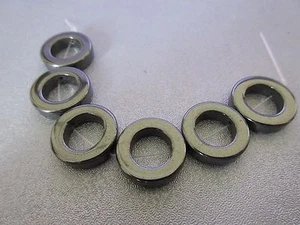 Hematite Donuts Beads 6pcs - Bild 1 von 1
