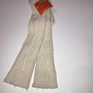 Kids VINTAGE Orlon CABLE Knee High Sock Size 7-81/2,irregulars - Picture 1 of 3