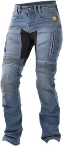 Trilobite Parado Regular Fit - Ladies Motorcycle Jeans Biker Trousers - Blue - Picture 1 of 7