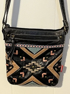 Unionbay Crossbody Bag With Woven Design Faux Leather  - Image 1 of 4