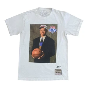 Steve Nash Phoenix Suns NBA Draft Day Picture T-Shirt Mitchell & Ness Sz Small - Picture 1 of 6