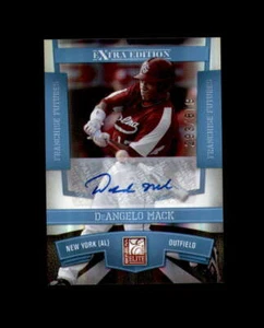 DeAngelo Mack 2010 Donruss Elite Extra Edition Franchise Futures Autograph Yanke - Picture 1 of 2