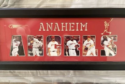 Late 2000's Angels Baseball Custom Made Wooden Sign. 22 ¹/⁴ in Length 9¼ Width  - Image 1 of 2