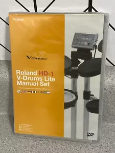 V-Drums Roland HD-1 V-Drums Lite Manual Set Dvd New Sealed - Picture 1 of 3