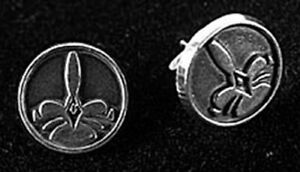 KISS V201801 JEWELRY - SILVER EARRINGS - POST - PETER ICON - USA 1998