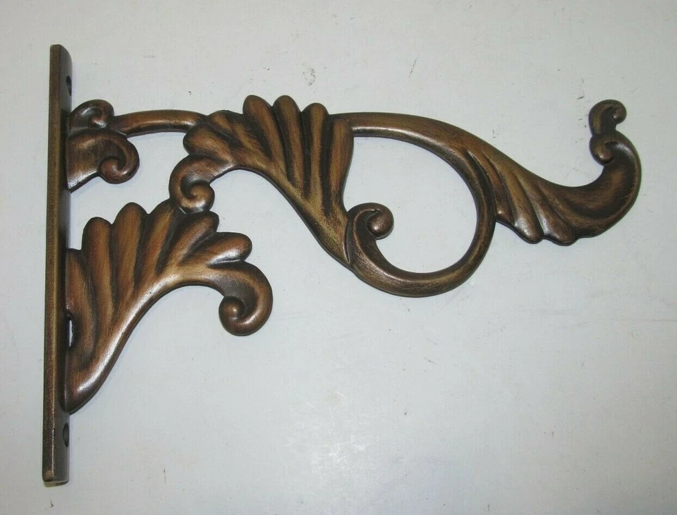 Кронштейн настенный барочный Hayes 12 дюймов литой алюминий - Изображение 1 из 4